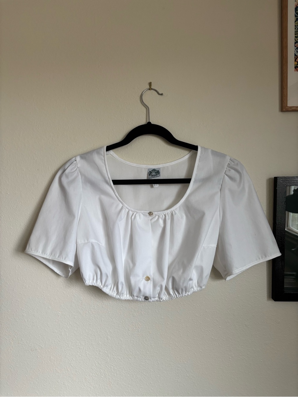 Hammerschmid White Dirndl Peasant Top